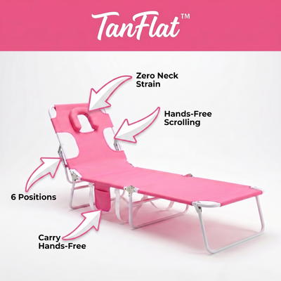 TanFlat™ Facedown Beach Chair
